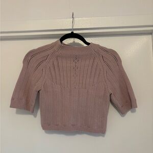 Free People Cropped Sweater Top